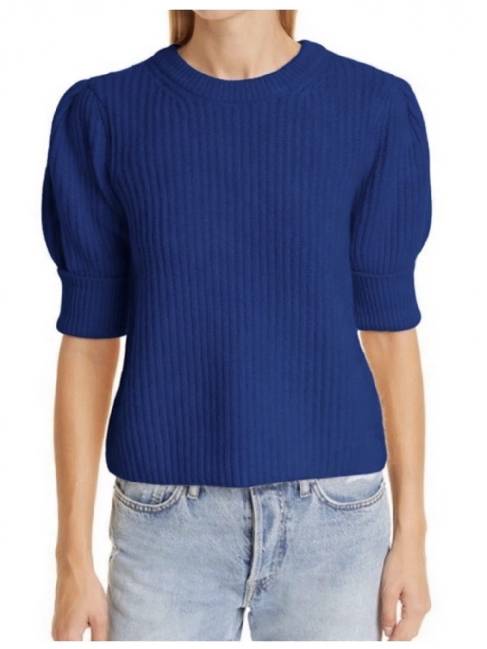 Sea BLUE  New York Juliette Blue Crew Neck Sweater